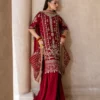 Embroidered Chiffon Suit (3) Embroidered Chiffon Suit - ROSHAN