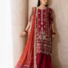 Embroidered Chiffon Suit (6) Embroidered Chiffon Suit | Roshan Luxury Three Piece Wedding