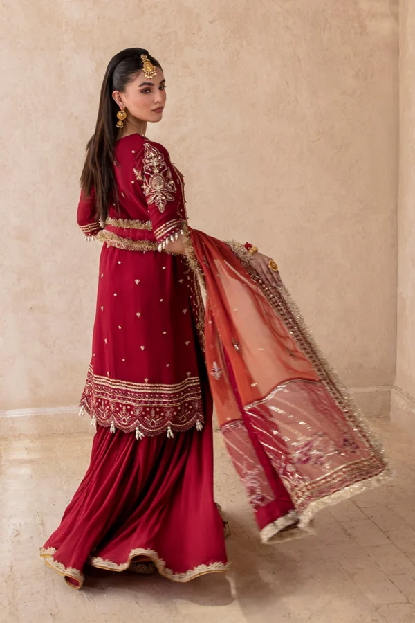 Embroidered Chiffon Suit Embroidered Chiffon Suit - ROSHAN