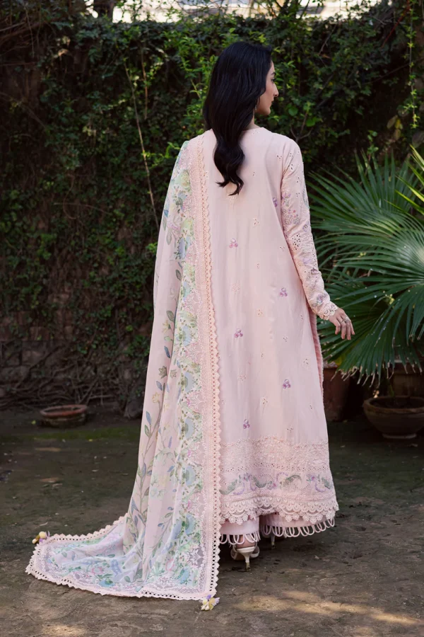 Embroidered Lawn Suit Elyse Luxury Three Piece Summer (2) Embroidered Lawn Suit - ELYSE