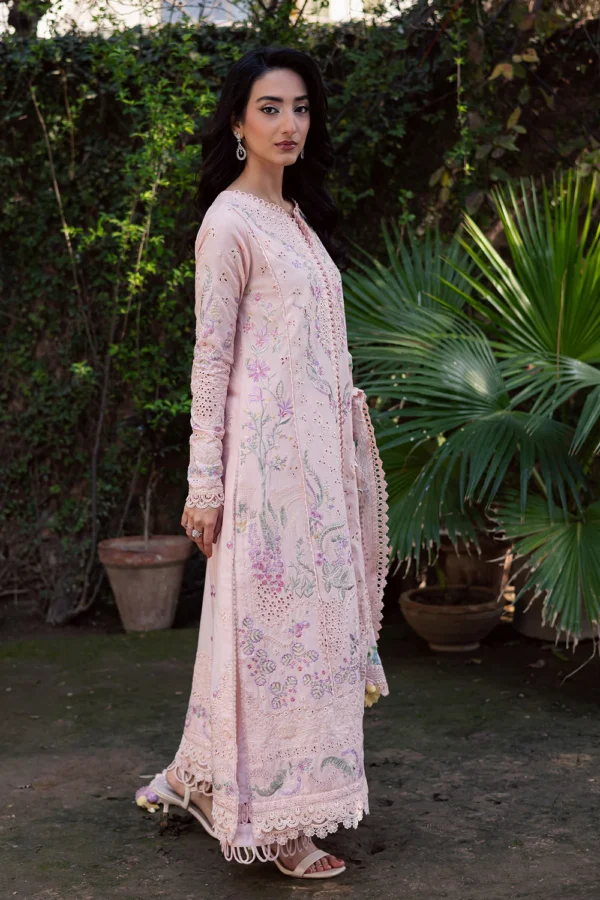 Embroidered Lawn Suit Elyse Luxury Three Piece Summer (3) Embroidered Lawn Suit - ELYSE