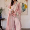 Luxury Embroidered Lawn Suit with Rajo Net Dupatta