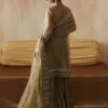 Embroidered Organza Suit - ZARQASH