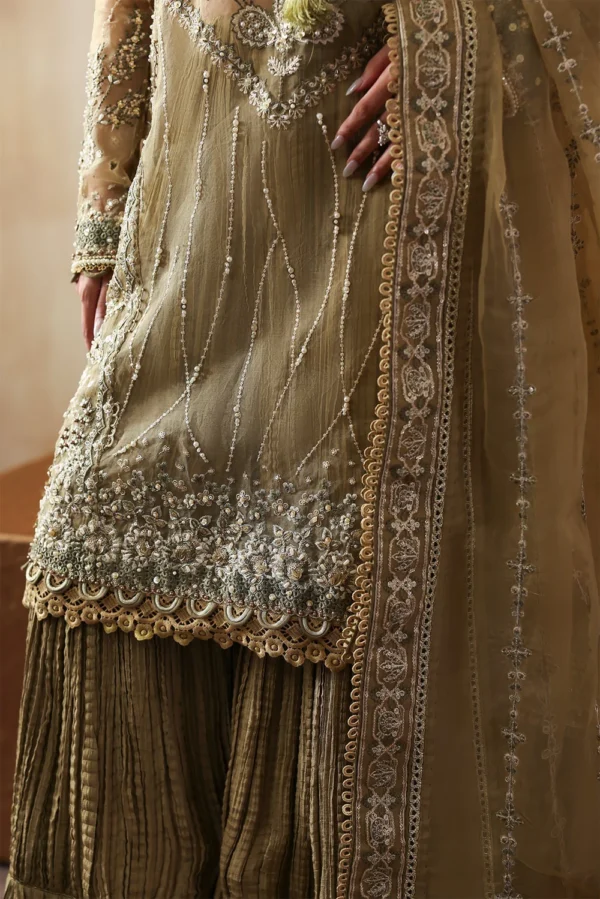 Areezah Festive Women's Ensemble Luxury Embroidered Dress.