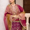 Miraka Embroidered Cotton Net Ensemble Luxury Formal Wear (3) Miraka Embroidered Cotton Net Ensemble