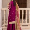 Miraka Embroidered Cotton Net Ensemble Luxury Formal Wear (4) Miraka Embroidered Cotton Net Ensemble