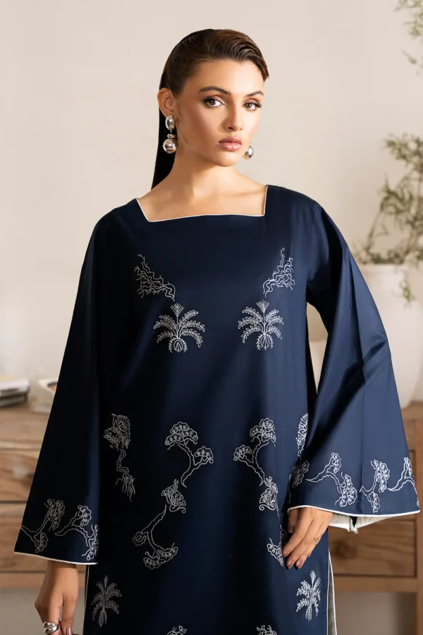 Opal Embroidered Cotton Suit