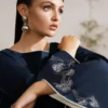Opal Embroidered Cotton Suit