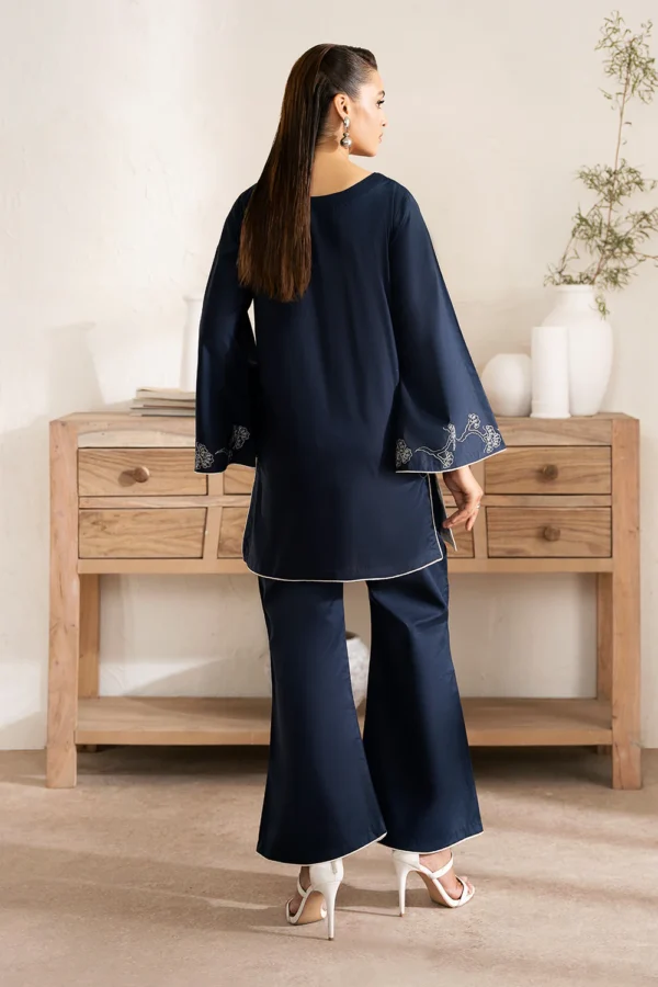 Opal Embroidered Cotton Suit
