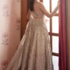 Shahana Embroidered Net Ensemble
