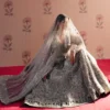 Shahana Embroidered Net Ensemble