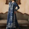 Inara raw silk hand embellished formal suit with organza dupatta