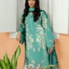 Lazuli printed lawn suit with voil dupatta