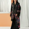 Nerina embroidered printed lawn suit with silk dupatta